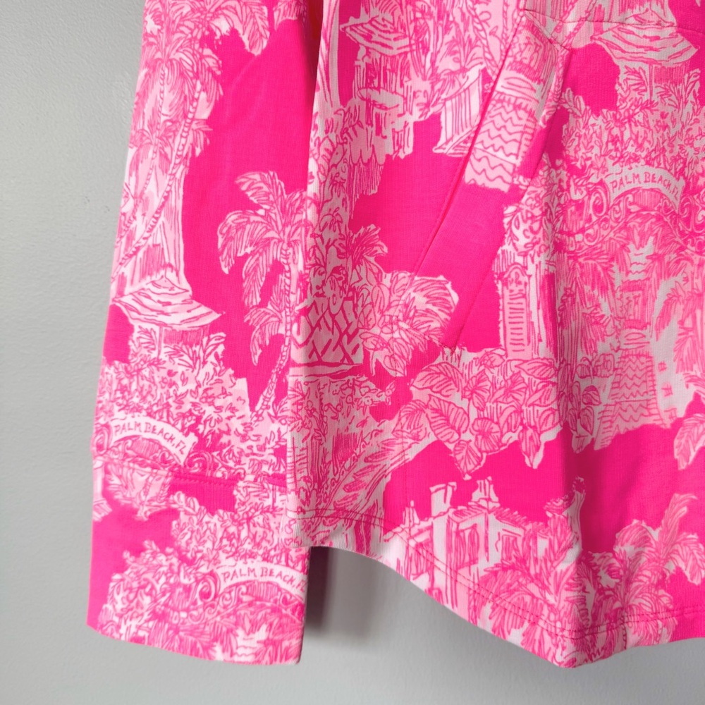 Lilly Pulitzer Roxie Pink Pb Anniversary Toile UPF 50+ Skipper Popover size XS - Picture 7 of 12
